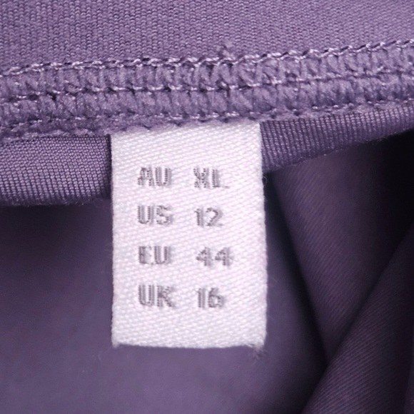 Dharma Bums Airbrush Lite Balance 7/8 Legging, Purple Ash, Size 12, Like New! - Picture 8 of 9